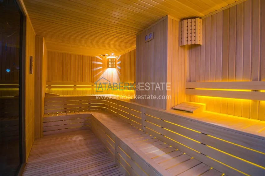 2+1 apartment with an elegant interior in a fashionable complex, Oba district — Alanya 41