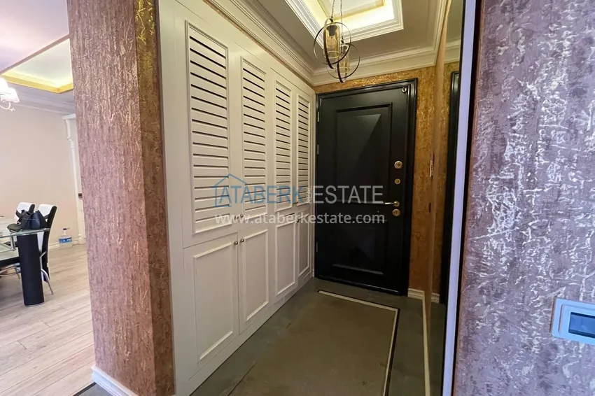 Purchase Luxury real estate on the first line in Alanya: stylish apartment, VIP-level complex, Oba district 3