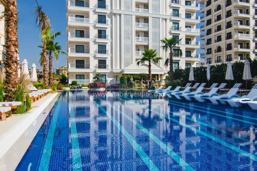 2+1 apartment with an elegant interior in a fashionable complex, Oba district — Alanya 4