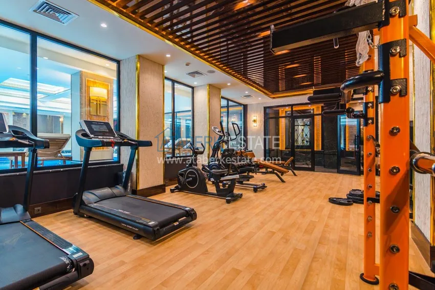 2+1 apartment with an elegant interior in a fashionable complex, Oba district — Alanya 42