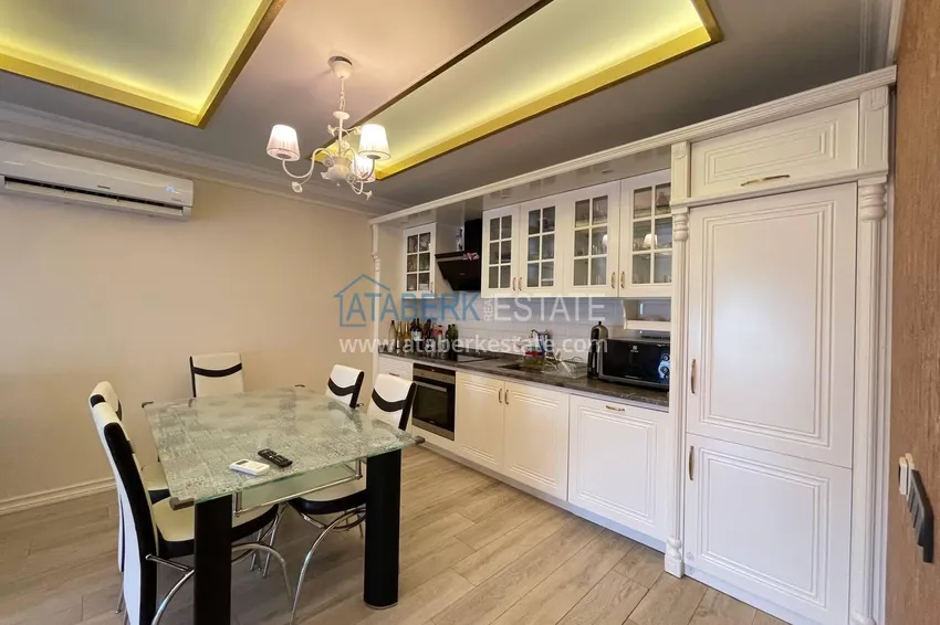 Purchase Luxury real estate on the first line in Alanya: stylish apartment, VIP-level complex, Oba district 4