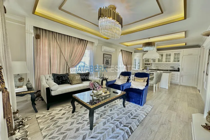 Purchase 2+1 apartment with an elegant interior in a fashionable complex, Oba district — Alanya 4