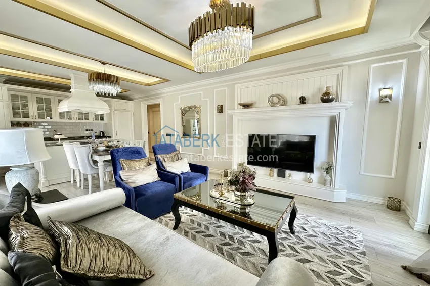 Purchase 2+1 apartment with an elegant interior in a fashionable complex, Oba district — Alanya 5