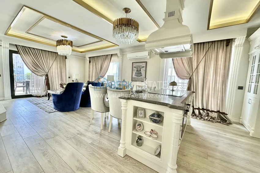 Purchase 2+1 apartment with an elegant interior in a fashionable complex, Oba district — Alanya 6