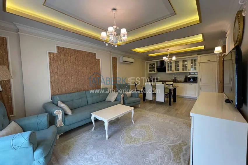 Purchase Luxury real estate on the first line in Alanya: stylish apartment, VIP-level complex, Oba district 7