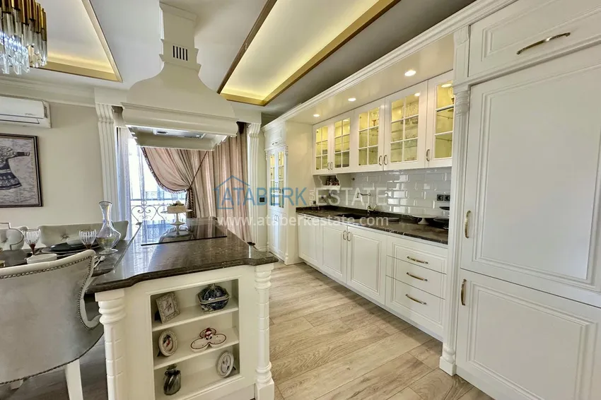 Purchase 2+1 apartment with an elegant interior in a fashionable complex, Oba district — Alanya 8