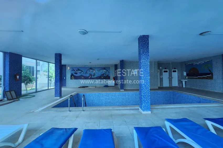 2+1 apartment in Alanya, Mahmutlar district — with furniture, glazed balconies near Yekta Mall 9 