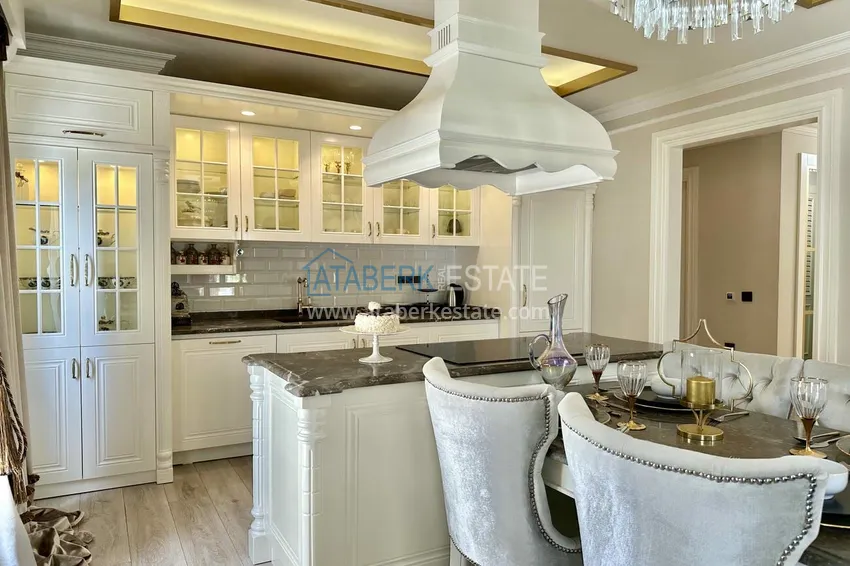 Purchase 2+1 apartment with an elegant interior in a fashionable complex, Oba district — Alanya 9