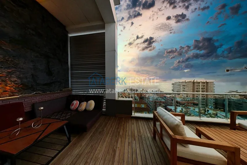 Purchase Elite triplex penthouse with original design in Alanya, Mahmutlar district 14 