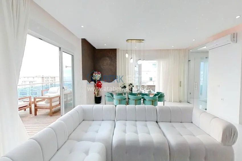 Purchase Elite triplex penthouse with original design in Alanya, Mahmutlar district 6 