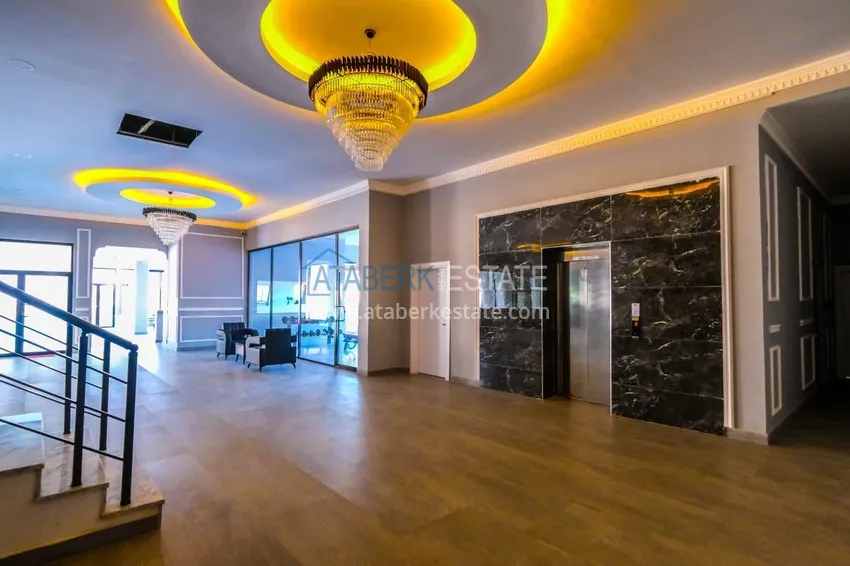 3+1 garden duplex in Alanya, Oba district — a modern complex with infrastructure 12