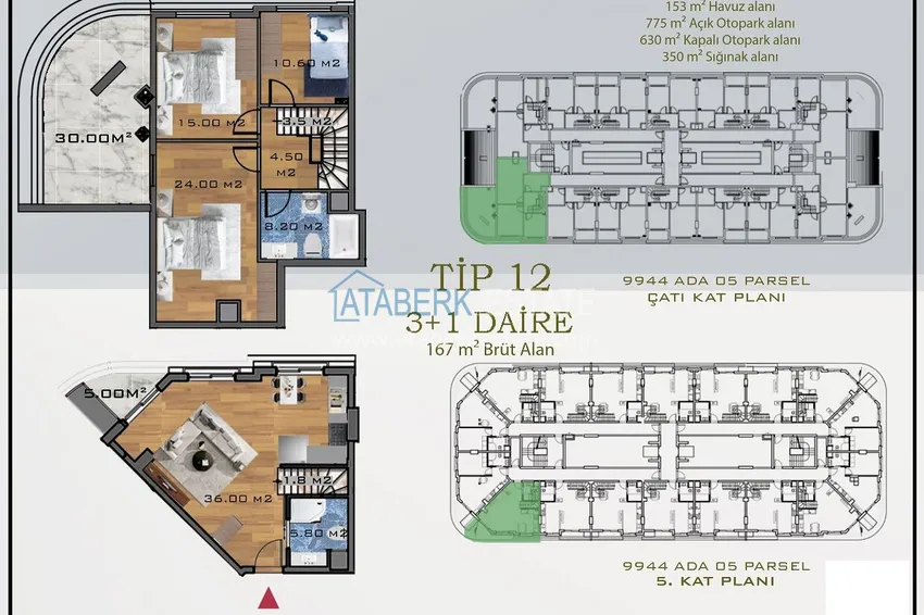 Buy cheap Real estate from a developer in Antalya — finely finished duplexes in Konyaalti 1