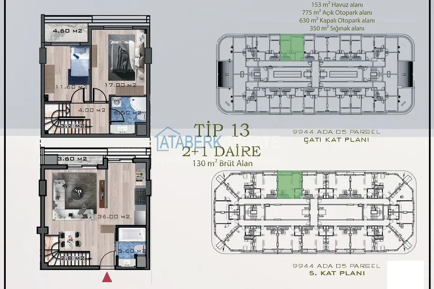 Buy cheap Real estate from a developer in Antalya — finely finished duplexes in Konyaalti 2