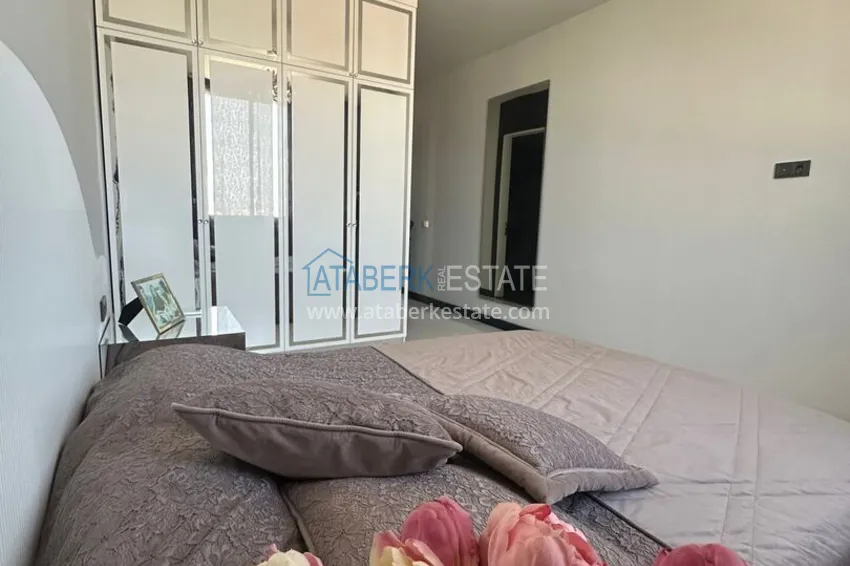 Purchase 2+1 apartment with panoramic view and partially furnished — Alanya, Mahmutlar 15