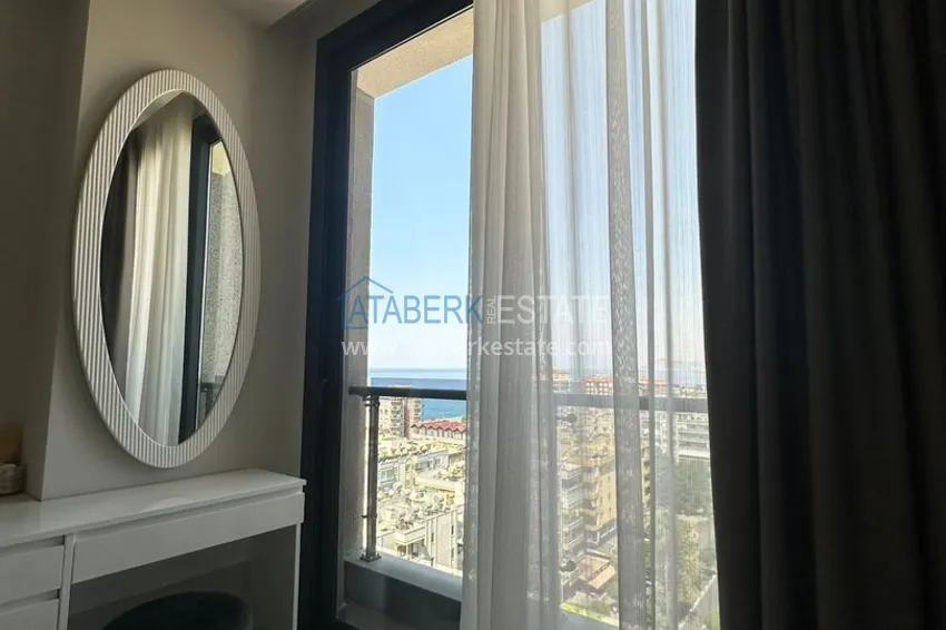 Purchase 2+1 apartment with panoramic view and partially furnished — Alanya, Mahmutlar 18