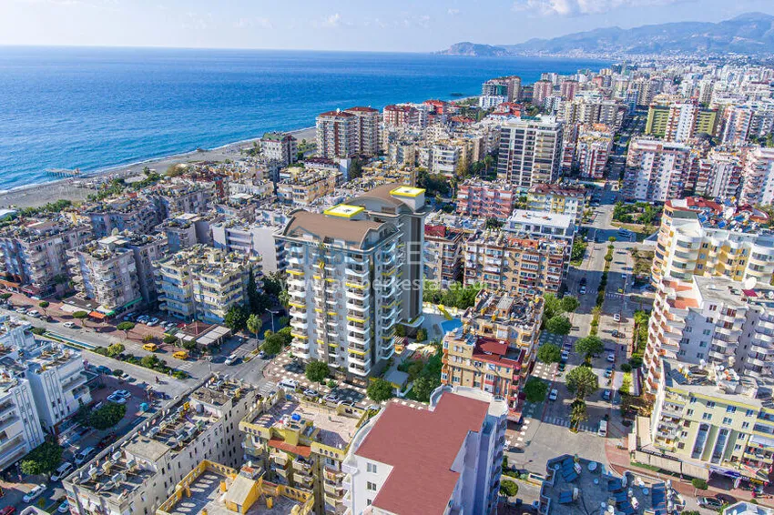 2+1 apartment with panoramic view and partially furnished — Alanya, Mahmutlar 4