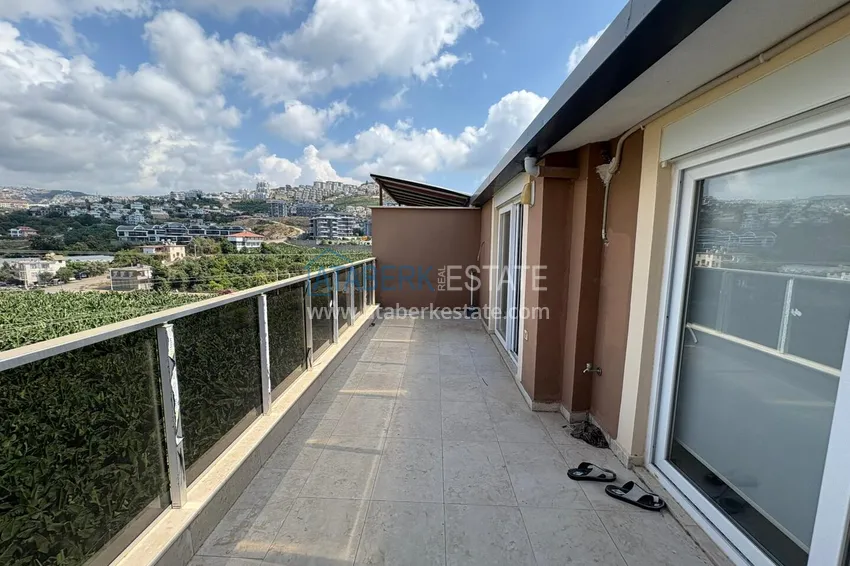 Purchase 3+1 Duplex Penthouse in Kargicak, Alanya — Duplex Apartment with Mountain View 26 