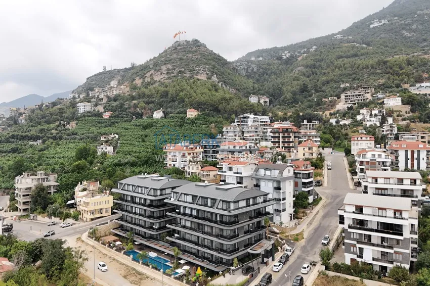 Luxury 1+1 apartment in the center of Alanya, Büyükahsbahce district 1 