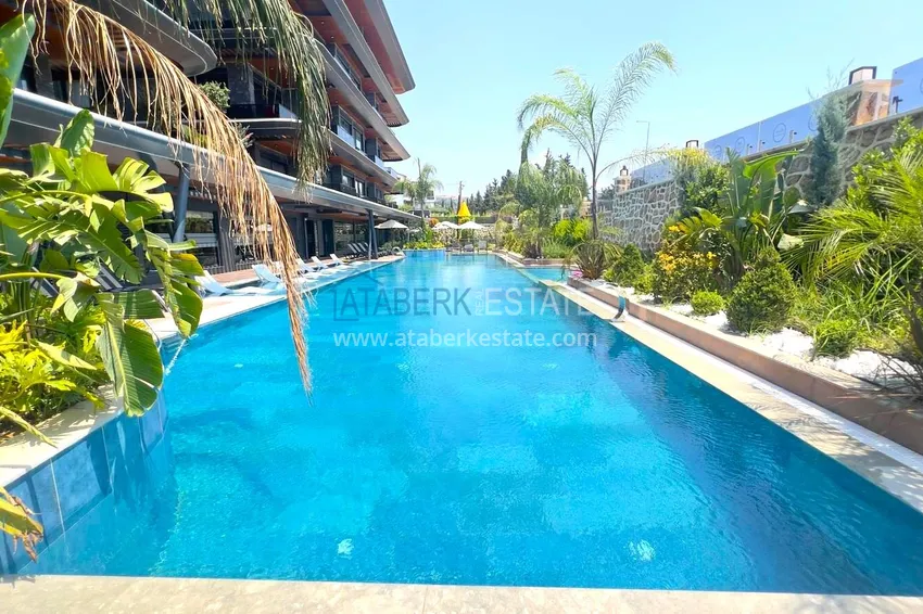 Luxury 1+1 apartment in the center of Alanya, Büyükahsbahce district 8 