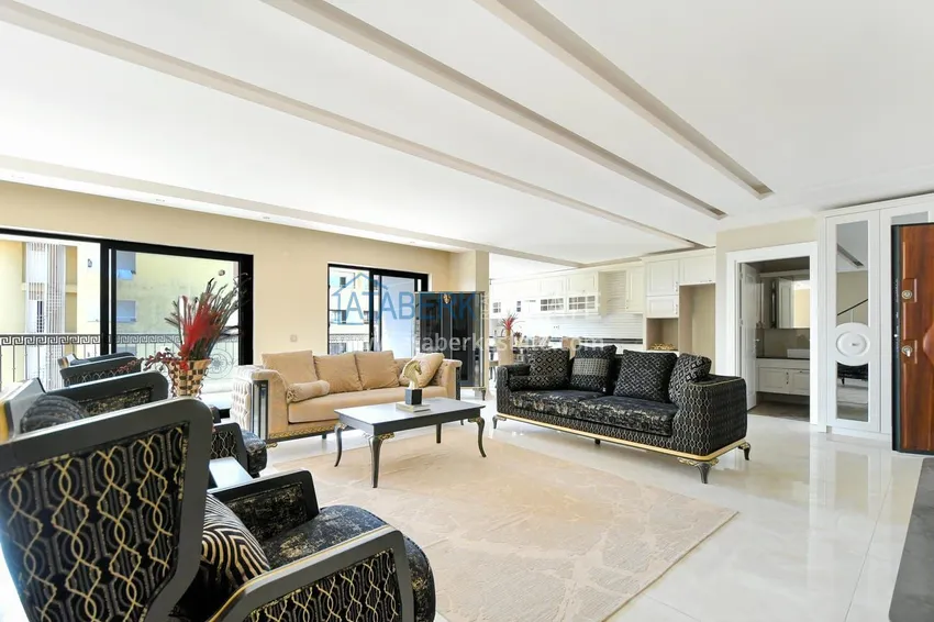Purchase 3+1 penthouse duplex in Kargicak — turnkey, suitable for citizenship 3
