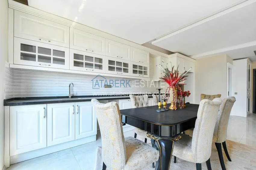 Purchase 3+1 penthouse duplex in Kargicak — turnkey, suitable for citizenship 7