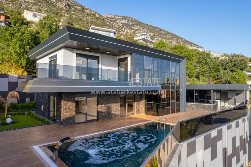 Luksusowa willa w Kestel, Alanya — nowoczesny design, panoramiczne widoki i pełny komfort 15