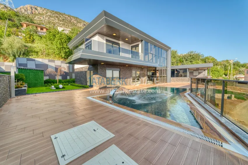 Luksusowa willa w Kestel, Alanya — nowoczesny design, panoramiczne widoki i pełny komfort 17