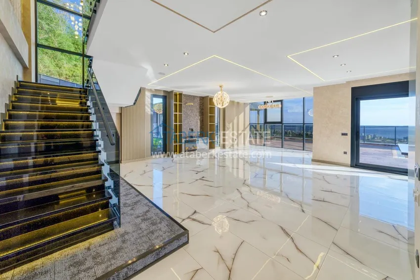 Kupuj Luksusowa willa w Kestel, Alanya — nowoczesny design, panoramiczne widoki i pełny komfort 1