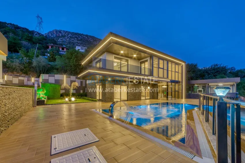 Luksusowa willa w Kestel, Alanya — nowoczesny design, panoramiczne widoki i pełny komfort 21
