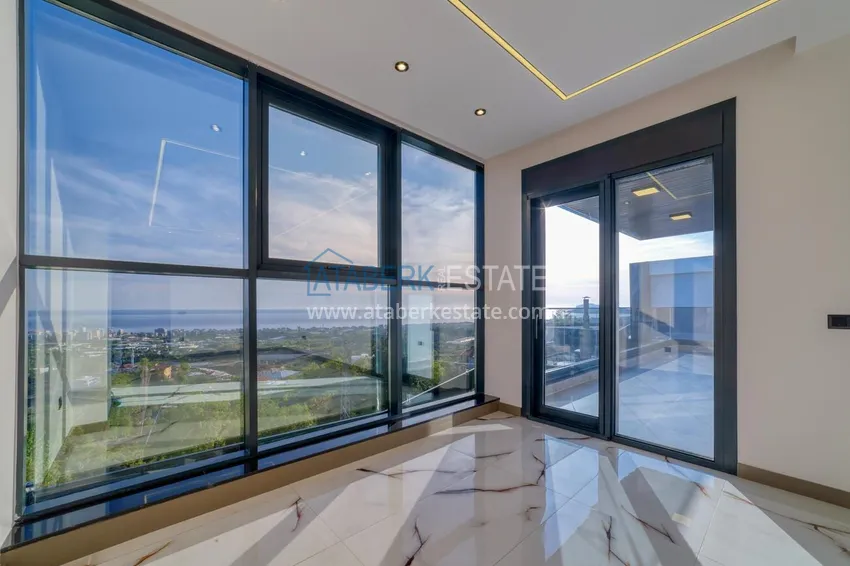 Kupuj Luksusowa willa w Kestel, Alanya — nowoczesny design, panoramiczne widoki i pełny komfort 24