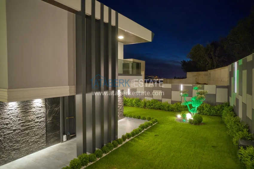 Luksusowa willa w Kestel, Alanya — nowoczesny design, panoramiczne widoki i pełny komfort 25
