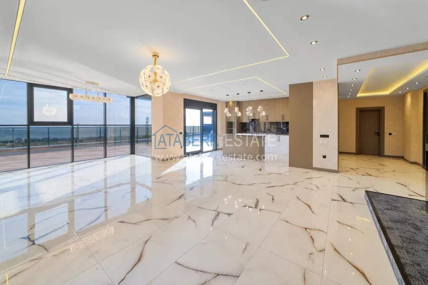 Kupuj Luksusowa willa w Kestel, Alanya — nowoczesny design, panoramiczne widoki i pełny komfort 2