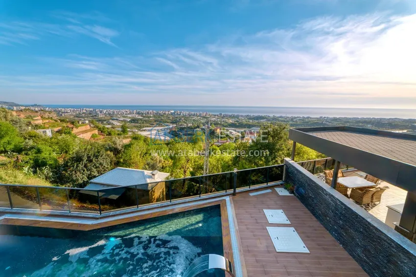 Luksusowa willa w Kestel, Alanya — nowoczesny design, panoramiczne widoki i pełny komfort 37