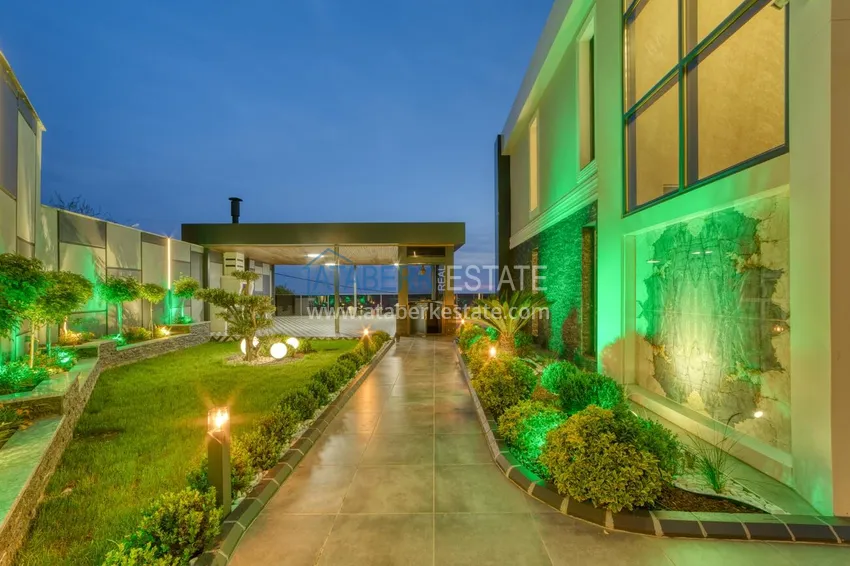 Luksusowa willa w Kestel, Alanya — nowoczesny design, panoramiczne widoki i pełny komfort 41