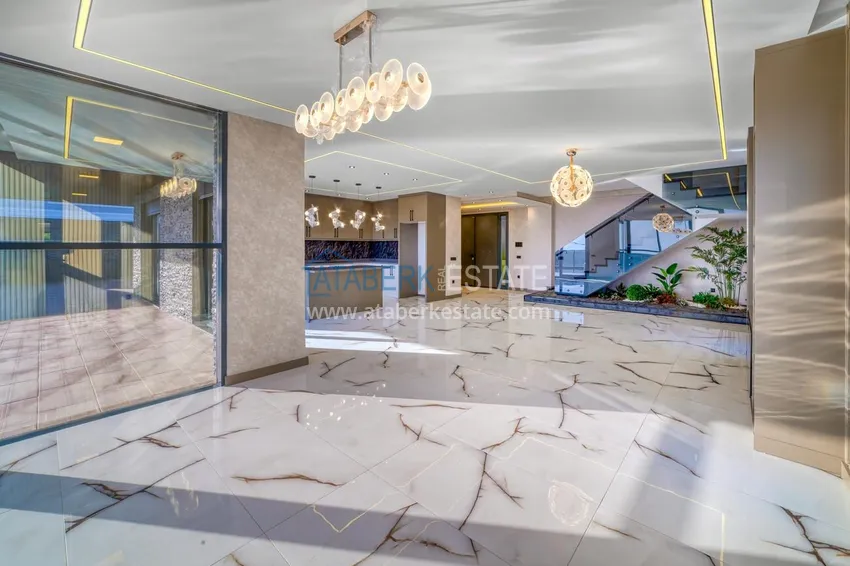Kupuj Luksusowa willa w Kestel, Alanya — nowoczesny design, panoramiczne widoki i pełny komfort 3
