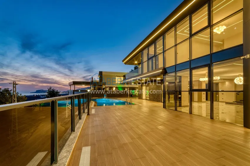 Luksusowa willa w Kestel, Alanya — nowoczesny design, panoramiczne widoki i pełny komfort 42