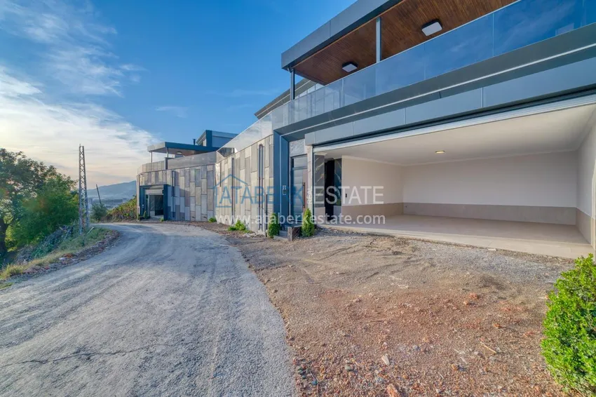 Luksusowa willa w Kestel, Alanya — nowoczesny design, panoramiczne widoki i pełny komfort 44