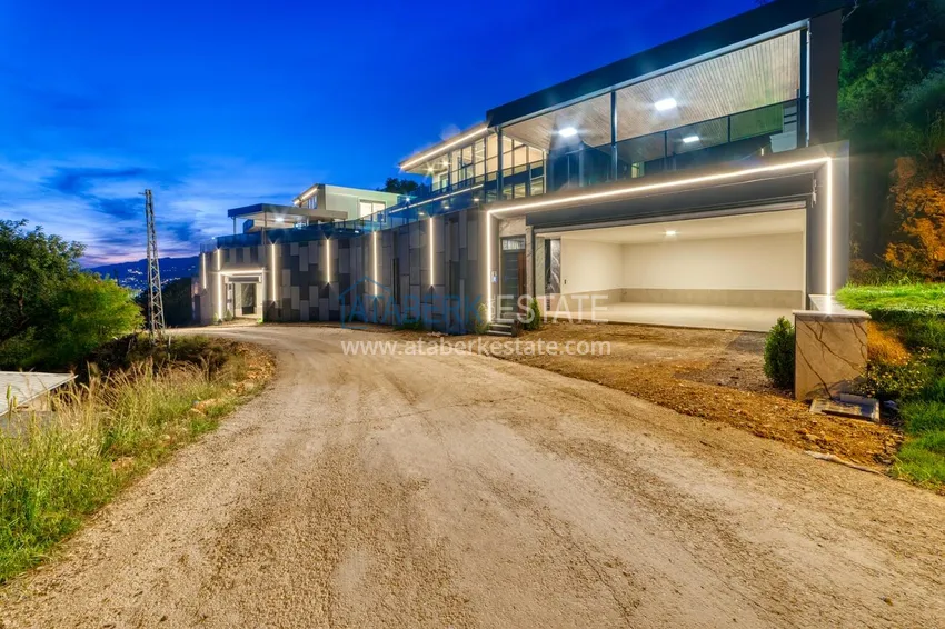 Luksusowa willa w Kestel, Alanya — nowoczesny design, panoramiczne widoki i pełny komfort 45