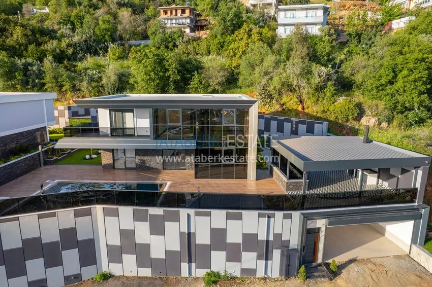 Luksusowa willa w Kestel, Alanya — nowoczesny design, panoramiczne widoki i pełny komfort 4