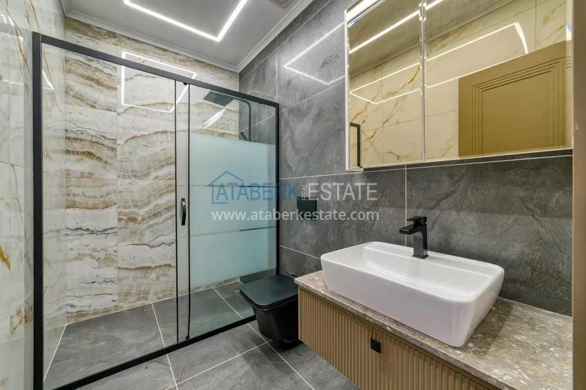 Kupuj Luksusowa willa w Kestel, Alanya — nowoczesny design, panoramiczne widoki i pełny komfort 56