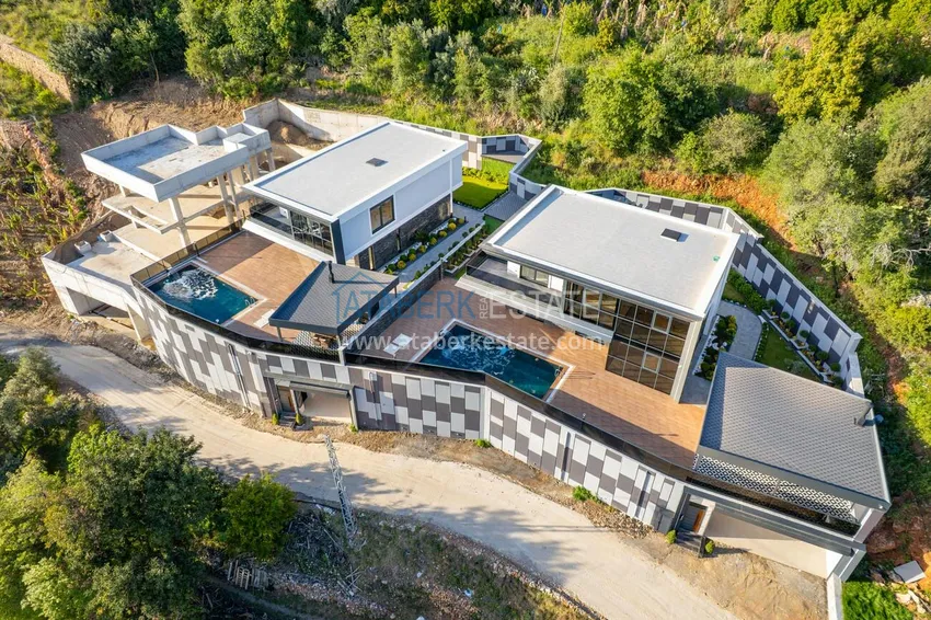 Luksusowa willa w Kestel, Alanya — nowoczesny design, panoramiczne widoki i pełny komfort 5