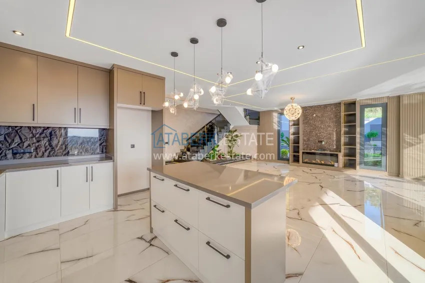 Kupuj Luksusowa willa w Kestel, Alanya — nowoczesny design, panoramiczne widoki i pełny komfort 5
