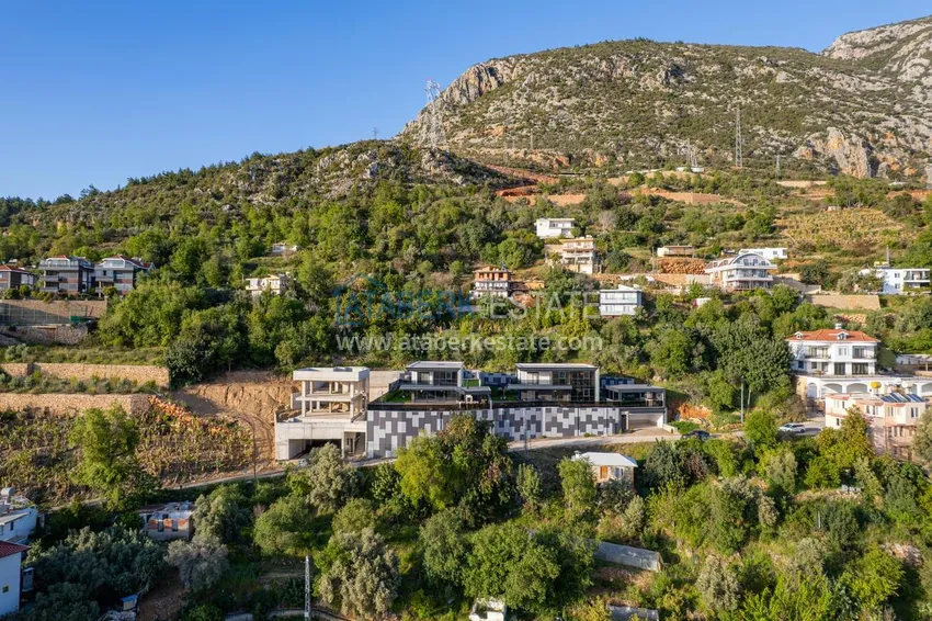 Luksusowa willa w Kestel, Alanya — nowoczesny design, panoramiczne widoki i pełny komfort 7