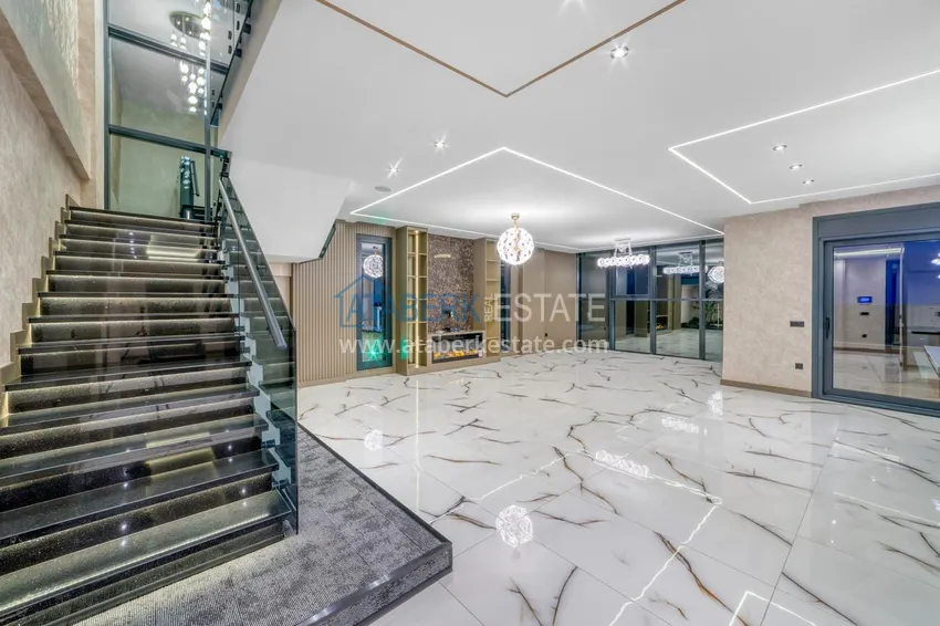 Kupuj Luksusowa willa w Kestel, Alanya — nowoczesny design, panoramiczne widoki i pełny komfort 9