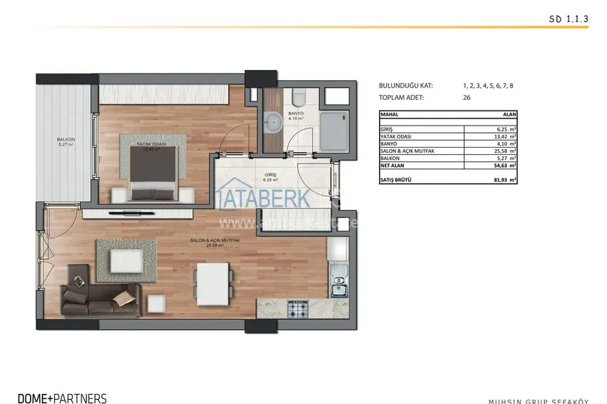 Buy cheap Investment apartments in Istanbul — apartments from a developer with guaranteed rent 3