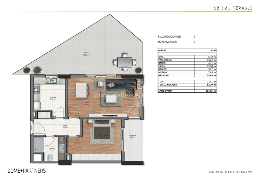 Buy cheap Investment apartments in Istanbul — apartments from a developer with guaranteed rent 4