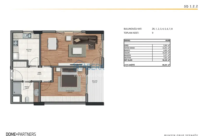 Buy cheap Investment apartments in Istanbul — apartments from a developer with guaranteed rent 6
