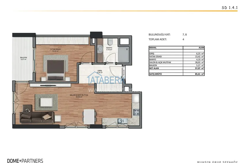 Buy cheap Investment apartments in Istanbul — apartments from a developer with guaranteed rent 9