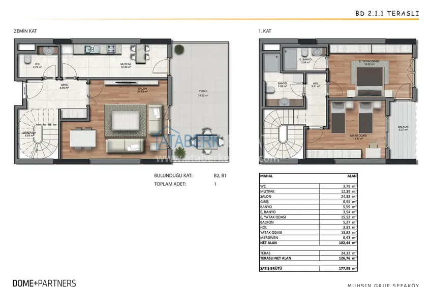 Buy cheap Investment apartments in Istanbul — apartments from a developer with guaranteed rent 10