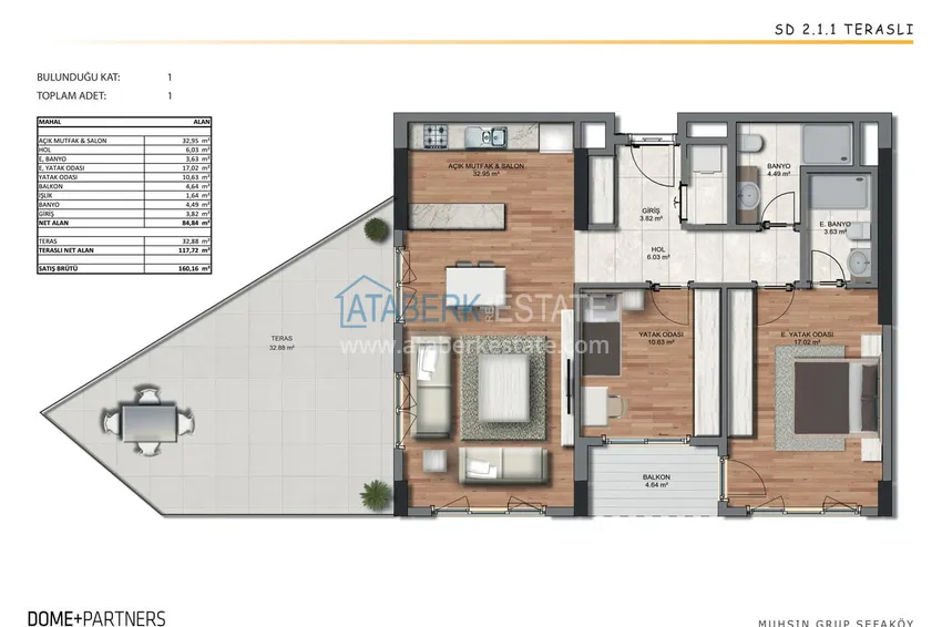 Buy cheap Investment apartments in Istanbul — apartments from a developer with guaranteed rent 24